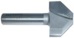 MAGNATE 935 45-Degree Bevel Spiral Router Bit - 1/2" Small Diameter; 1-1/2" Cutting Diameter; 1" Cutting Height; 1/2" Shank Diameter; 2" Shank Length; 2-Flute Carbide Tipped