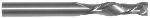 MAGNATE 9371 2 Flute Compression Spiral Router Bit - 1/4" Cutting Diameter; 7/8" Cutting Length; 1/4" Shank Diameter; 2-1/2" Overall Length; 2+2 Up-Down, Solid Carbide, Right Hand