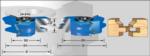 Amana 938 45 degree 'V' Paneling Shaper Cutter Set - 3/4" Material Thickness; 3/4" Bore; 29/32" Cutting Height; 2-5/8" Overall Diameter