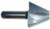 MAGNATE 941 25-Degree Bevel Router Bit - 1-1/4" Cutting Height; 5/8" Small Diameter; 1-11/16" Overall Diameter; 3-1/4" Overall Length; 2-Flute Carbide Tipped, 1/2" Shank Diameter