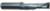 MAGNATE 9414 1 Flute Spiral Down-Cut Router Bit - 1/2" Cutting Diameter; 1-3/8" Cutting Length; 1/2" Shank Diameter; 3-1/2" Overall Diameter; Solid Carbide, Right-Hand