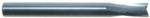 MAGNATE 9421 2 Flute Slow Spiral Up-Cut Router Bit - 1/4" Cutting Diameter; 3/8" Cutting Length; 1/4" Shank Diameter; 2-1/2" Overall Length; Solid Carbide, Right-Hand