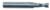 MAGNATE 9460 2 Flute Spiral Up-Cut Router Bit - 3/16" Cutting Diameter; 5/8" Cutting Length; 1/4" Shank Diameter; 2" Overall Length; Fish Tail End, Solid Carbide, Right-Hand