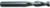 MAGNATE 9466 2 Flute Spiral Up-Cut Router Bit - 5/16" Cutting Diameter; 1-1/4" Cutting Length; 5/16" Shank Diameter; 3" Overall Length; Fish Tail End, Solid Carbide, Right-Hand