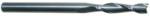 MAGNATE 9479 2 Flute Spiral Up-Cut Router Bit - 1/4" Cutting Diameter; 1-1/2" Cutting Length; 1/4" Shank Diameter; 3-1/2" Overall Length; Fish Tail End, Solid Carbide, Right-Hand