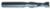 MAGNATE 9489 2 Flute Spiral Down-Cut Router Bit - 1/2" Cutting Diameter; 1-3/4" Cutting Length; 1/2" Shank Diameter; 4" Overall Length; Fish Tail End, Solid Carbide, Right-Hand
