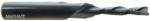 MAGNATE 9498 2 Flute Spiral Down-Cut Router Bit - 1/8" Cutting Diameter; 3/4" Cutting Length; 1/4" Shank Diameter; 2" Overall Length; Fish Tail End, Solid Carbide, Right-Hand