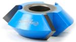 Amana 957-AMANA 90 Degree 'V' Groove Shaper Cutter - 45 Degree; 15/16" Cutting Height; 1/2" & 3/4" Bore; 2-5/8" Overall Diameter; 3-Wing, Carbide Tipped