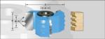 Amana 961 Triple Bead and Flute Shaper Cutter - Flute Profile; 1" Cutting Height; 3/4" Bore; 5/64" Radius; 2-5/8" Overall Diameter
