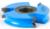 Amana 973-AMANA Bullnose Shaper Cutter - 1/4" Bead Height; 1/2" & 3/4" Bore; 1/8" Radius; 2-5/8" Overall Diameter; 9/16" Cutting Height; C-015 Rub Collar; 3-Wing, Carbide Tipped
