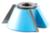 Amana 977-AMANA Bevel Shaper Cutter - 30 Degree; 1" Cutting Height; 1/2" & 3/4" Bore; 2-5/8" Overall Diameter; C-044 Rub Collar; 3-Wing, Carbide Tipped