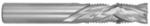 MAGNATE 9801 4 Flute Compression Ruffer/Finisher Spiral Router Bit - 1/2" Cutting Diameter; 1" Cutting Length; 1/2" Shank Diameter; 3" Overall Length; 4+4 Up-Down, Carbide, Right Hand