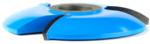 Amana 987-AMANA Cove Raised Panel Shaper Cutter For 11/16" Material - 11/16" Cutting Height; 1-1/2" Reveal ; 1" & 1-1/4" Bore; 5-1/2" Overall Diameter; 2-23/64" Radius; Optional Rub Collar: C-007; Horizontal, 3-Wing, Carbide Tipped
