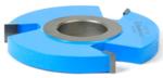 Amana A-27-104 Rabbeting Heavy Duty Shaper Cutter - 1/2" Cutting Height; 1-1/4" Bore; 4" Overall Diameter; 3-Wing, Carbide Tipped