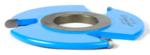 Amana A-28-100 Flute (Convex) Shaper Cutter - 1/4" Flute Height; 1-1/4" Bore; 1/8" Radius; 4" Overall Diameter; C-038 Rub Collar; 3-Wing, Carbide Tipped