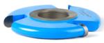 Amana A-28-104 Flute (Convex) Shaper Cutter - 1/2" Flute Height; 1-1/4" Bore; 1/4" Radius; 4" Overall Diameter; C-035 Rub Collar; 3-Wing, Carbide Tipped