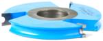 Amana A-29-100 Bullnose Shaper Cutter - 1/4" Bead Height; 1-1/4" Bore; 1/8" Radius; 4" Overall Diameter; 1/2" Cutting Height; C-038 Rub Collar; Heavy duty bead cutter; 3-Wing, Carbide Tipped