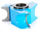Amana A-29-109 Bullnose Shaper Cutter - 1-1/8" Bead Height; 1-1/4" Bore; 9/16" Radius; 3-7/8" Overall Diameter; 1-1/2" Cutting Height; C-020 Rub Collar; Heavy duty bead cutter; 3-Wing, Carbide Tipped