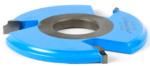 Amana A-30-100 Corner Round Shaper Cutter - 1/8" Radius; 3/8" Cutting Height; 1-1/4" Bore; 4" Overall Diameter; C-038 Rub Collar; 3-Wing, Carbide Tipped