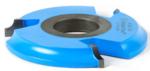 Amana A-30-104 Corner Round Shaper Cutter - 1/4" Radius; 1/2" Cutting Height; 1-1/4" Bore; 4" Overall Diameter; C-035 Rub Collar; 3-Wing, Carbide Tipped
