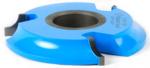 Amana A-30-108 Corner Round Shaper Cutter - 3/8" Radius; 5/8" Cutting Height; 1-1/4" Bore; 4" Overall Diameter; C-033 Rub Collar; 3-Wing, Carbide Tipped