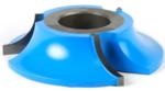 Amana A-30-114 Corner Round Shaper Cutter - 3/4" Radius; 1" Cutting Height; 1-1/4" Bore; 4" Overall Diameter; C-017 Rub Collar; 3-Wing, Carbide Tipped