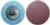 Magnate A2QR15 Type R Quick Aluminum Oxide Change Discs, 50 Discs/Pack - ResinFibre Backing, Roll-On/Roll-Off Threaded; 2" Diameter; 150 Grit