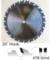 Magnate AK141 Anti-Kickback Rip Saw Blade - 14" Diameter; 32 Tooth; 1" Bore; .138" Kerf; .098" Plate; Carbide Tipped, 20 Degree Hook, ATB Grind