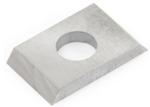 Amana AMA-17 Straight 1-Hole Insert Knife - 2 Cutting Edges; 7.5mm Length; 12mm Width; 1.5mm Thickness; 4mm Hole Diameter; 35 Degree Bevel; For General Purpose Wood, Chipboard, Plywood; Solid Carbide