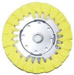 Magnate AWH0658 Hard Airway Buffing Wheel, 100% Cotton Sheet - 6" Diameter; 5/8" Hole Diameter; 16 Ply; 1 Count/Pack
