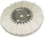 Magnate AWS0612 Soft 16-Ply Cotton Airway Buffing Wheel - 6" Diameter; 1/2" Hole Diameter