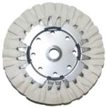 Magnate AWS0658 Soft Airway Buffing Wheel - 100% Cotton Sheet - 6" Diameter; 5/8" Hole Diameter; 16 Ply; 1 Count/Pack