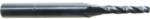 MAGNATE BE1.5-106 Ball End 1-1/2 (1.5) Degree Tapered End Mill - 3/32" Tip; 1-1/2" Flute Height; 1/4" Shank Diameter; 3" Overall Length; 3 Flute; Solid Carbide, Up-Cut