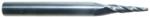 MAGNATE BE5-002 Ball End 5 Degree Tapered End Mill - 1/16" Tip; 1/2" Flute Height; 1/4" Shank Diameter; 2-1/2" Overall Length; 3 Flute; Solid Carbide, Up-Cut