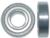 Magnate BR-05 Steel Router Bit Ball Bearing - 1/4" Inside Diameter; 5/8" Outside Diameter; 3/16" Thickness