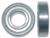 Magnate BR-07 Steel Router Bit Ball Bearing - 1/2" Inside Diameter; 1-1/8" Outside Diameter; 5/16" Thickness