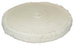Magnate BSS086034 Soft Spiral Sewn Muslin Buffing Wheel - 8" Diameter; 3/4" Hole Diameter; 60 Ply; 1 Count/Pack