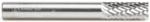 Amana BURS-082 Cylindrical Shape SB Burr Bit - 1/4" Diameter; 5/8" Cutting Height; 1/4" Shank Diameter; 2" Overall Length; SB-1DC Ref #; Solid Carbide Double Cut with End Cut for Die-Grinders