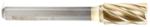 Amana BURS-084NF Cylindrical Shape SB Burr Bit, Non-Ferrous ZrN Coated - 3/8" Diameter; 3/4" Cutting Height; 1/4" Shank Diameter; 2-1/2" Overall Length; SB-3FM Ref #; Solid Carbide Double Cut with End Cut for Die-Grinders