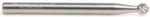 Amana BURS-150 Ball Shape SD Burr Bit - 1/8" Diameter; 1/8" Cutting Height; 1/8" Shank Diameter; 1-1/2" Overall Length; SC-1DC Ref #; Solid Carbide Double Cut for Die-Grinders