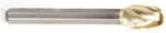 Amana BURS-174NF Oval Shape SE Burr Bit, Non-Ferrous ZrN Coated - 3/8" Diameter; 5/8" Cutting Height; 1/4" Shank Diameter; 2-3/8" Overall Length; SF-3L6DC Ref #; Solid Carbide for Die-Grinders