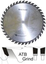 Magnate C1054 Standard Cut-Off Saw Blades, ATB Grind, 5/8" Bore - 10" Diameter; 40 Tooth; 15 degree Hook; .126" Kerf; .087" Plate
