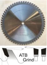 Magnate C1056 Standard Cut-Off Saw Blades, ATB Grind, 5/8" Bore - 10" Diameter; 60 Tooth; 10 degree Hook; .126" Kerf; .087" Plate