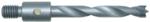 Magnate C62101 Brad Point 7/16"-14 Threaded Shank Carbide Tipped Drill Bit - 3/8" Cutting Diameter