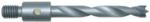Magnate C62101 Brad Point 7/16"-14 Shank Drill Bit - 3/8" Cutting Diameter; 2" Cutting Length, 3-1/2" Overall Length, Right Rotation, Carbide Tipped Dowel