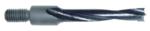 Magnate C62105 Brad Point 7/16"-14 Threaded Shank Carbide Tipped Drill Bit - 3/8" Cutting Diameter