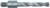 Magnate C62106 Brad Point 7/16"-14 Threaded Shank Carbide Tipped Drill Bit - 25/64" Cutting Diameter