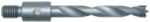 Magnate C62106 Brad Point 7/16"-14 Threaded Shank Carbide Tipped Drill Bit - 25/64" Cutting Diameter