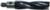 Magnate C62119E Brad Point 7/16"-14 Threaded Shank Carbide Tipped Drill Bit - 1" Cutting Diameter, 4-1/2" Cutting Length, 6" Overall Length