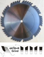 Magnate CB105 Combination Saw Blade, 4ATB+R Grind - 10" Diameter; 50 Tooth; 5/8" Bore; .126" Kerf; .087" Plate